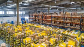 Factory full of boxes